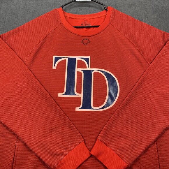 Evoshield Red TD Logo Long Sleeve Mens Pullover Sweatshirt 2XL Polyester/Spandex - Picture 2 of 11